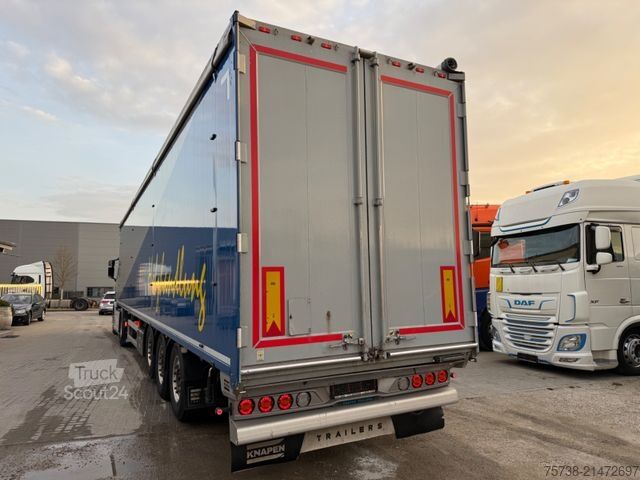 Semi-remorque à plancher roulant KNAPEN K100 Schubboden/Alu/Luft-Lift/Rollplane