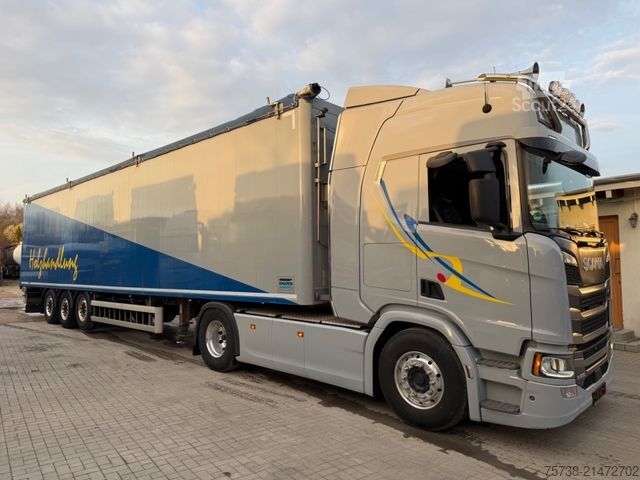 Tracteur routier standard SCANIA R500 /Retarder/Hydraulik/Leder/Alu/Navi/EURO6D