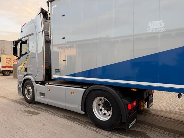 Tracteur routier standard SCANIA R500 /Retarder/Hydraulik/Leder/Alu/Navi/EURO6D