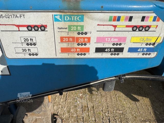 Auflieger-Wechselfahrgestell D-TEC VCC 01, Flexitrailer, Liftachse, 45