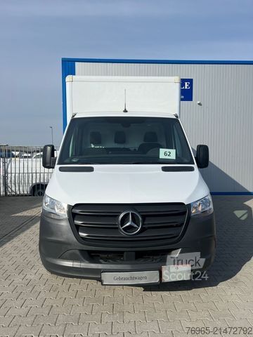 Vrachtwagen met bakwagen MERCEDES-BENZ Sprinter 314 MAXI KOFFER AUTOMATIK KLIMA AHK