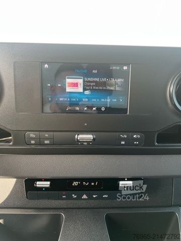 Vrachtwagen met bakwagen MERCEDES-BENZ Sprinter 314 MAXI KOFFER AUTOMATIK KLIMA AHK