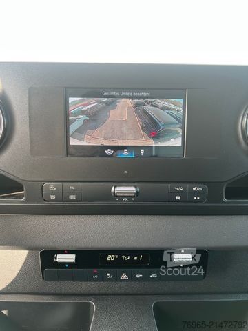 Vrachtwagen met bakwagen MERCEDES-BENZ Sprinter 314 MAXI KOFFER AUTOMATIK KLIMA AHK