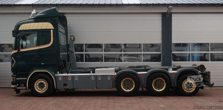 Sistem ročice s kavljem Scania R580 V8 LB8X4HNB/ Full AIR/ PTO/  SWAP- CONTAIN...