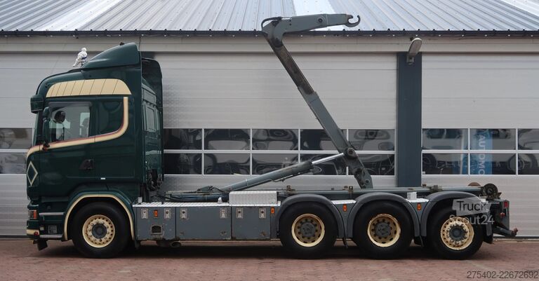 Sistem ročice s kavljem Scania R580 V8 LB8X4HNB/ Full AIR/ PTO/  SWAP- CONTAIN...