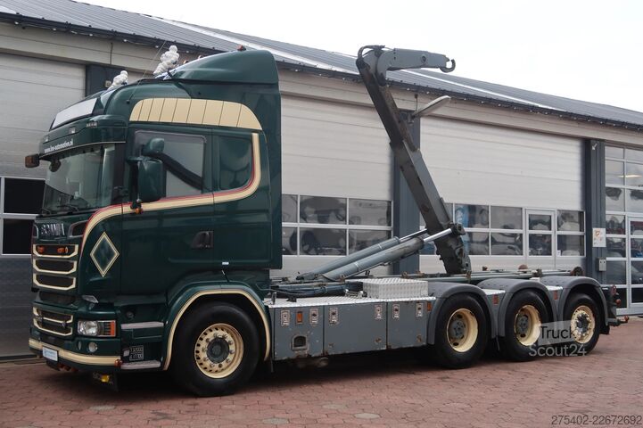 Sistem ročice s kavljem Scania R580 V8 LB8X4HNB/ Full AIR/ PTO/  SWAP- CONTAIN...