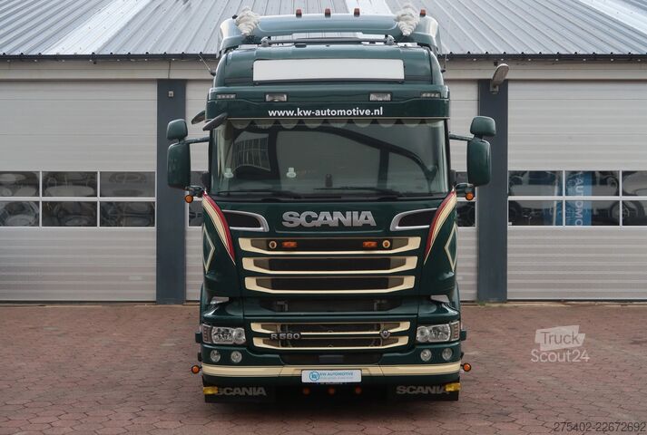 Sistem ročice s kavljem Scania R580 V8 LB8X4HNB/ Full AIR/ PTO/  SWAP- CONTAIN...