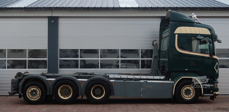 Sistem ročice s kavljem Scania R580 V8 LB8X4HNB/ Full AIR/ PTO/  SWAP- CONTAIN...