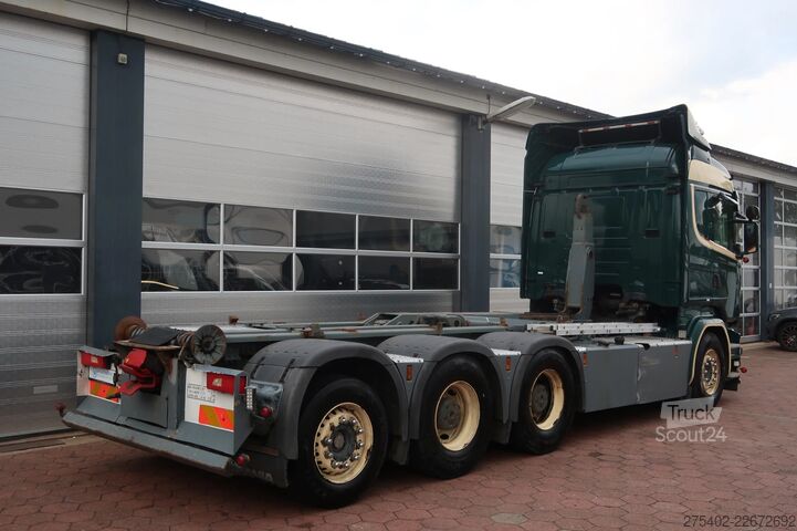 Sistem ročice s kavljem Scania R580 V8 LB8X4HNB/ Full AIR/ PTO/  SWAP- CONTAIN...