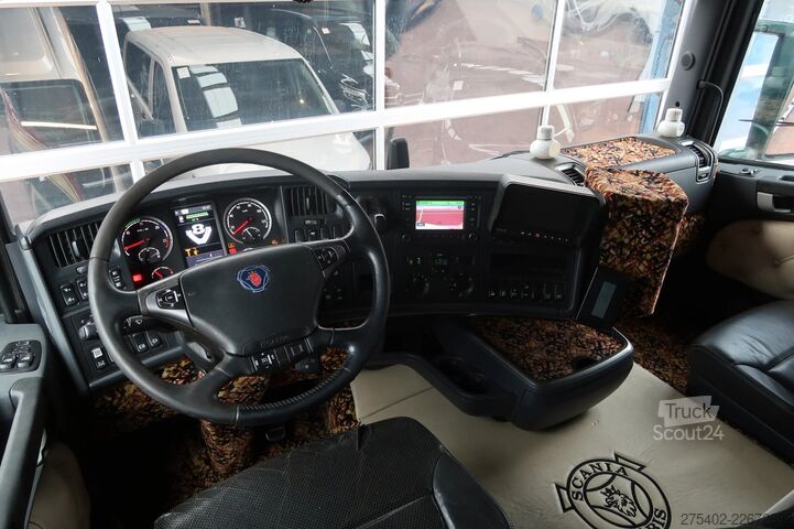 Sistem ročice s kavljem Scania R580 V8 LB8X4HNB/ Full AIR/ PTO/  SWAP- CONTAIN...