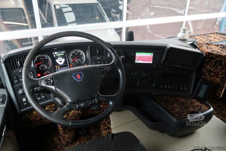 Sistem ročice s kavljem Scania R580 V8 LB8X4HNB/ Full AIR/ PTO/  SWAP- CONTAIN...