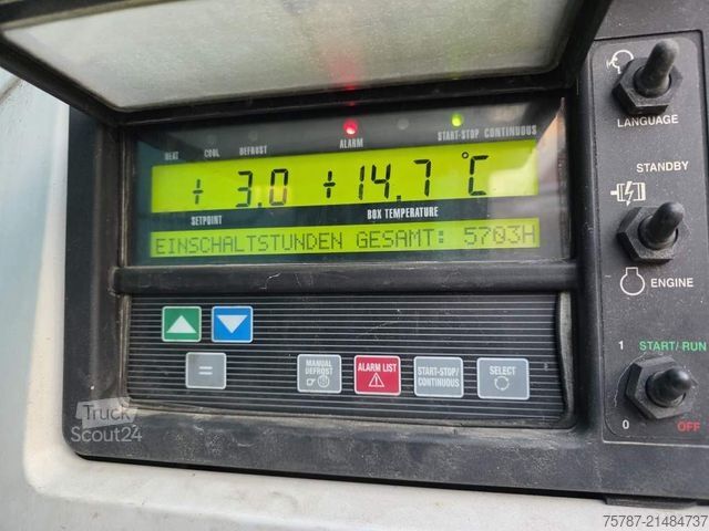 Chladírenský návěs KRONE Tiefkühler, Carrier Vector 1550, 2 x Liftachse