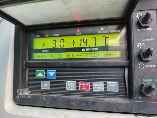 Chladírenský návěs KRONE Tiefkühler, Carrier Vector 1550, 2 x Liftachse