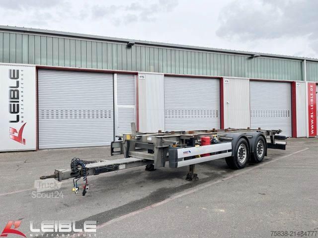 Priklopnik z menjalnim šasijem SCHMITZ CARGOBULL ZWF 18/L-20 MIDI*BDF Tandem*