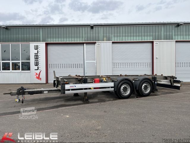 Priklopnik z menjalnim šasijem SCHMITZ CARGOBULL ZWF 18/L-20 MIDI*BDF Tandem*