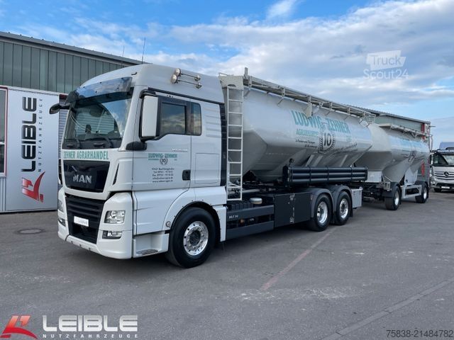 Ρυμουλκούμενο σιλό FELDBINDER HEUT 31.2 *31.000 l mit 3x Euter*Alcoa Alufelgen