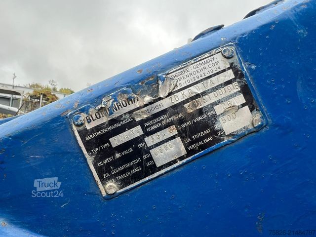 Remorque porte-engins surbaissée BLOMENRÖHR 552/6900 Tieflader*Rampe*5T Nutzlast*