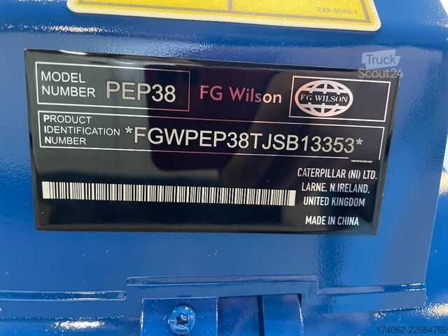  FG Wilson P65-5 - 65 kVA Open Genset - DPX-16006-O
