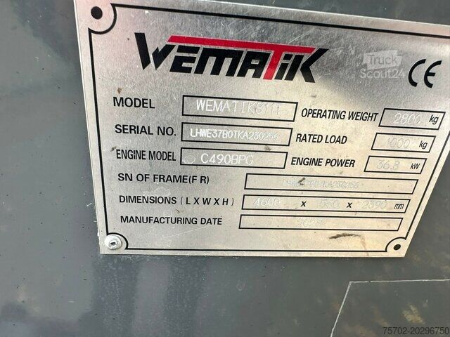 Kolesni nakladalnik Schäffer / Kubota / Wematik 811T Teleskopradlader