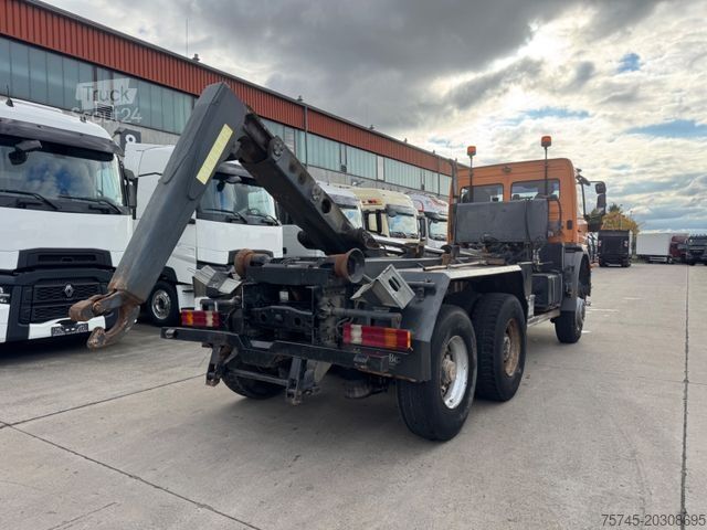 Abrollkipper MERCEDES-BENZ ATEGO 2628 * 6 x 4*LIFTACHSE*KLIMA*WINTER/SCHILD