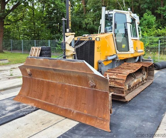 Rouleau compresseur LIEBHERR PR 714 LGP Bulldozer Ripper 6 Wegeschild - GPS