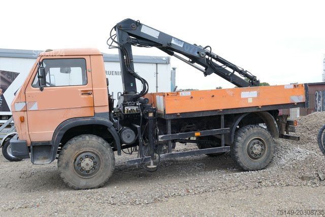 Pick-up kombi MAN 9.150 4x4, Allrad, Hiab 071 AW, Einzelbereifung