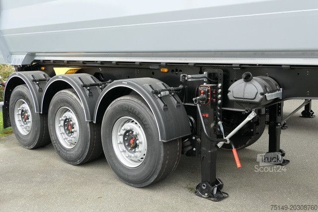 Pašizgāzēja puspiekabe MEGA MNW, Stahl, Hardox, 25m³, SAF, Luft-Lift, Plane
