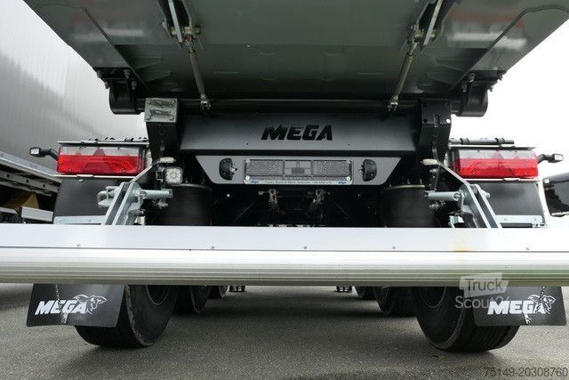 Pašizgāzēja puspiekabe MEGA MNW, Stahl, Hardox, 25m³, SAF, Luft-Lift, Plane