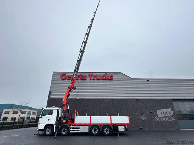 Vrachtwagen met kraan MAN TGS 35.500 8X4H-6 BL MET PALFINGER PK.65002 SH ...