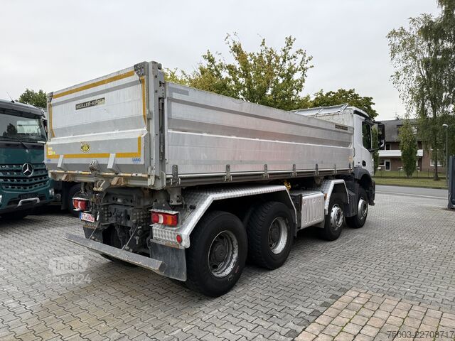 Three-sided tipper truck Mercedes-Benz Arocs 3246K 8X4 Meiller