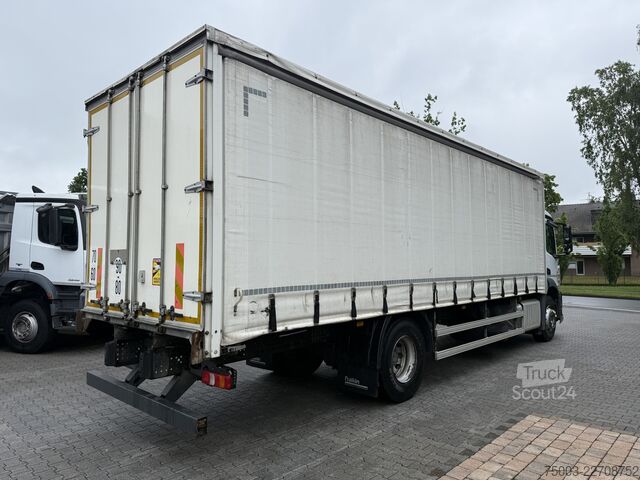 Flatbed truck with tarp Mercedes-Benz Actros/ Antos 1827 L