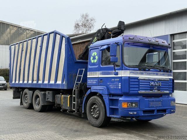 Саміоскид MAN TGS 26.400 6x2 Kipper + Kran LogLift F105Z77A