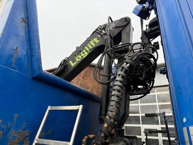 Żuraw samochodowy MAN TGS 26.400 6x2 Kipper + Kran LogLift F105Z77A