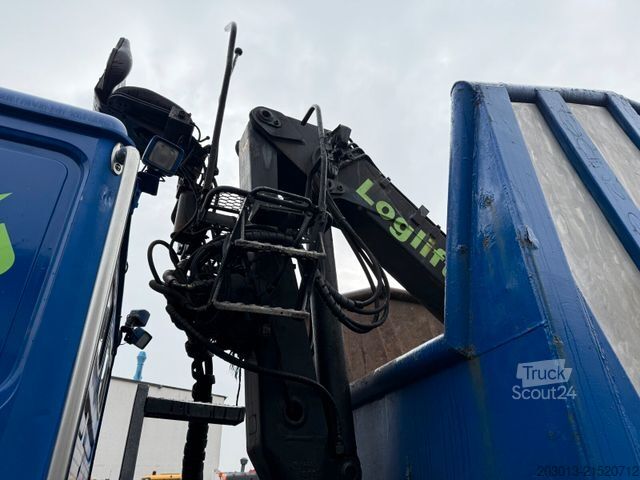 Żuraw samochodowy MAN TGS 26.400 6x2 Kipper + Kran LogLift F105Z77A
