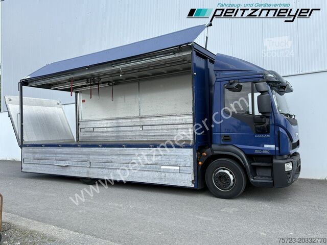 Camion de boissons Iveco Eurocargo 220E32 6x2, Klima, 2x AHK, LBW, Böse