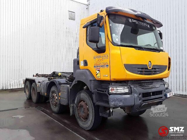 Transporte de contentores Renault Kerax 450 177000km ampirol CASSE