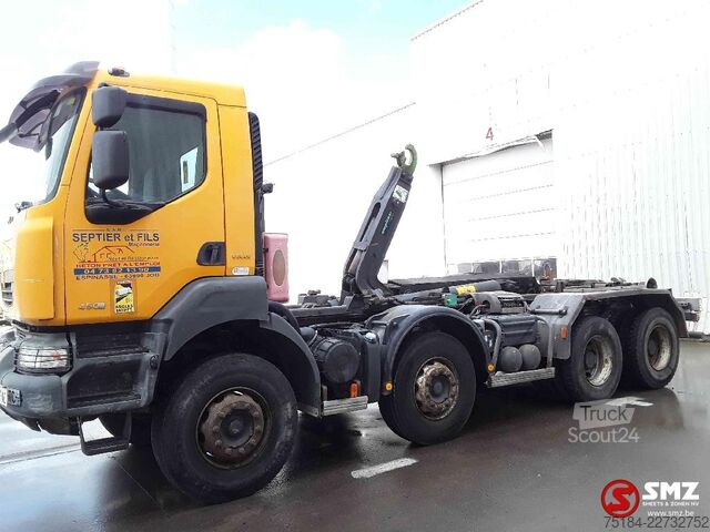 Transporte de contentores Renault Kerax 450 177000km ampirol CASSE