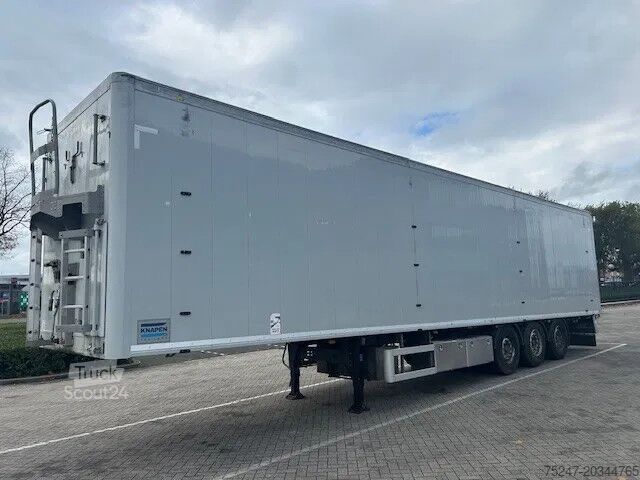 Vloer verplaatsen Knapen Trailers K100 - 92m3 Liftachse Hochdruckreiniger