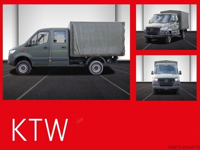 Furgão cortina de lona Mercedes-Benz Sprinter 314 CDI DOKA,Allrad,Klima,Tempomat