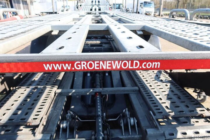 Bestelwagen autodrager Mercedes-Benz Actros 1840 4x2 Groenewold auto-transporter, 9 ...