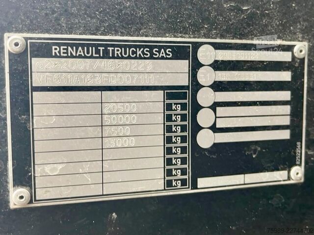 Estándar-SZM Renault T460 RETARDER, 2X FUEL TANK. Top staat!