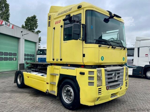 Tracteur standard Renault Magnum 460 MANUAL bak, 2X FUEL TANK, EURO 5