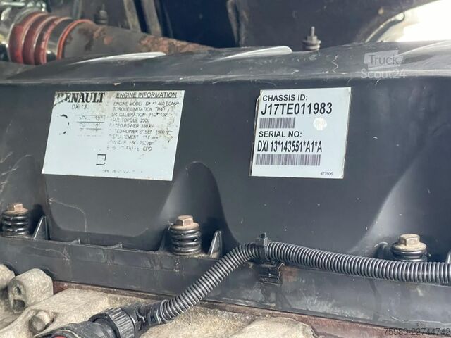 Tracteur standard Renault Magnum 460 MANUAL bak, 2X FUEL TANK, EURO 5