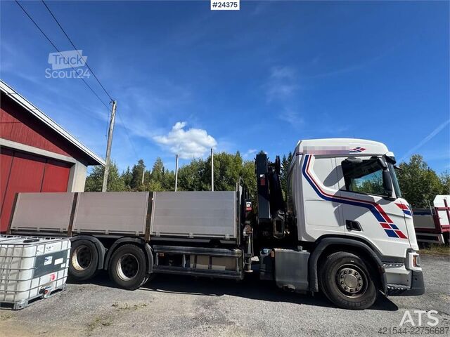 Nosturiauto Scania R500 6x2 Kranbil - 19 t/m Hiab m/ rotator.