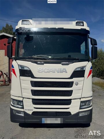 Nosturiauto Scania R500 6x2 Kranbil - 19 t/m Hiab m/ rotator.