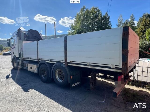 Nosturiauto Scania R500 6x2 Kranbil - 19 t/m Hiab m/ rotator.