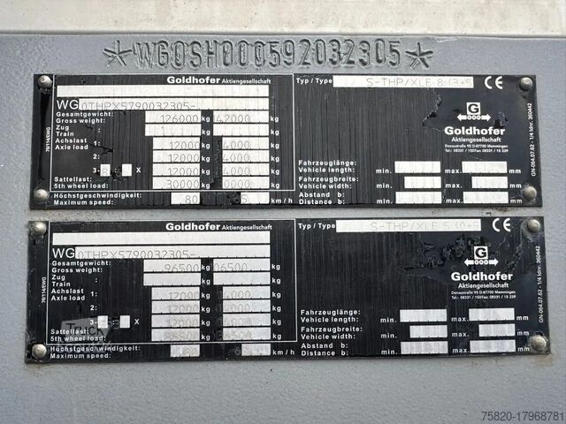 Düşük yükleyici Goldhofer STHP/XLE 8 (3+5) LOWLOADER