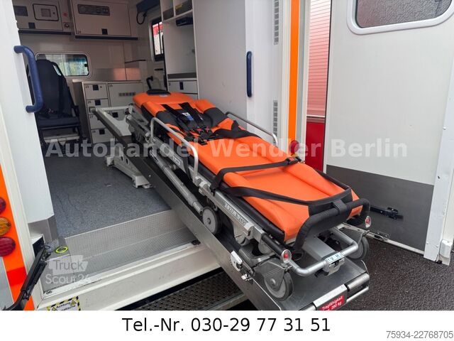 Camion de pompiers MERCEDES-BENZ Sprinter 516 CDI RTW WAS Koffer Fahrtrage+Sessel