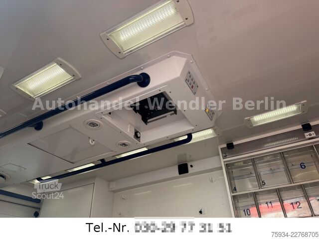 Camion de pompiers MERCEDES-BENZ Sprinter 516 CDI RTW WAS Koffer Fahrtrage+Sessel