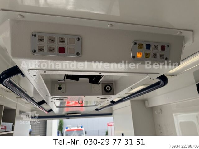 Camion de pompiers MERCEDES-BENZ Sprinter 516 CDI RTW WAS Koffer Fahrtrage+Sessel